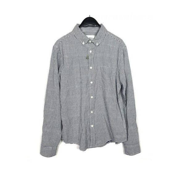 NWT Men’s Shirt Size S Button Down Long Sleeve Blue Standard Fit Goodfellow & Co - Picture 2 of 8